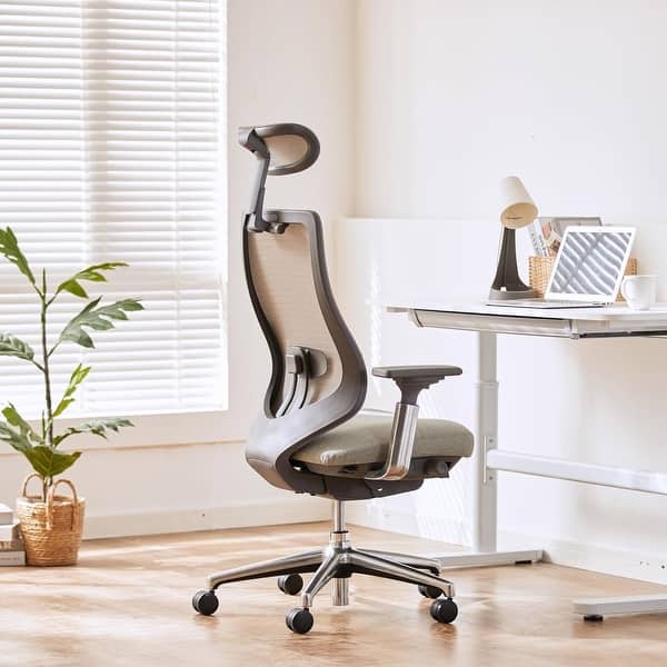 COLAMY Ergonomic Office Chair With Adjustable Lumbar And