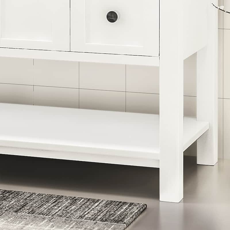 Jamison 48" Wood Bathroom Vanity (Counter Top Not Included) by Christopher Knight Home