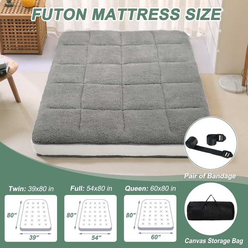 Floor Mattress for Adults, Mattress for Floor, Breathable Bed