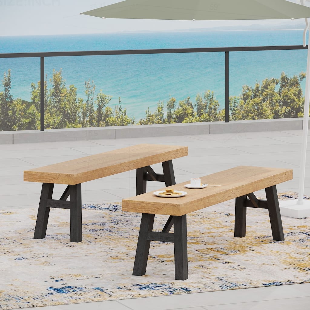 Outdoor Dining Set with Classic Design and Durable Materials