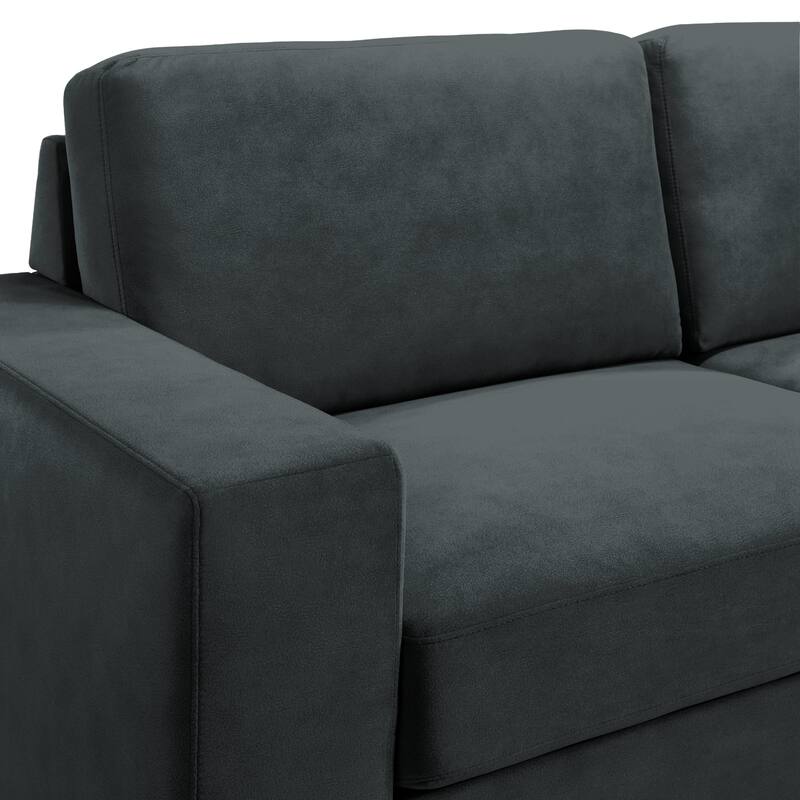 Yvonne 79" Modern Sofa Loveseat, Upholstered Couch with Removable Cushions