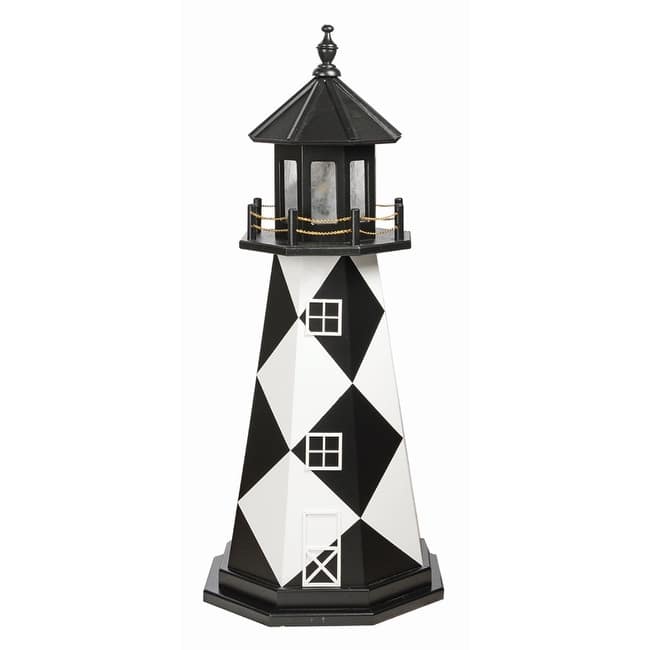 Cape Lookout Replica Hybrid Poly and Wood Lighthouse - Bed Bath ...