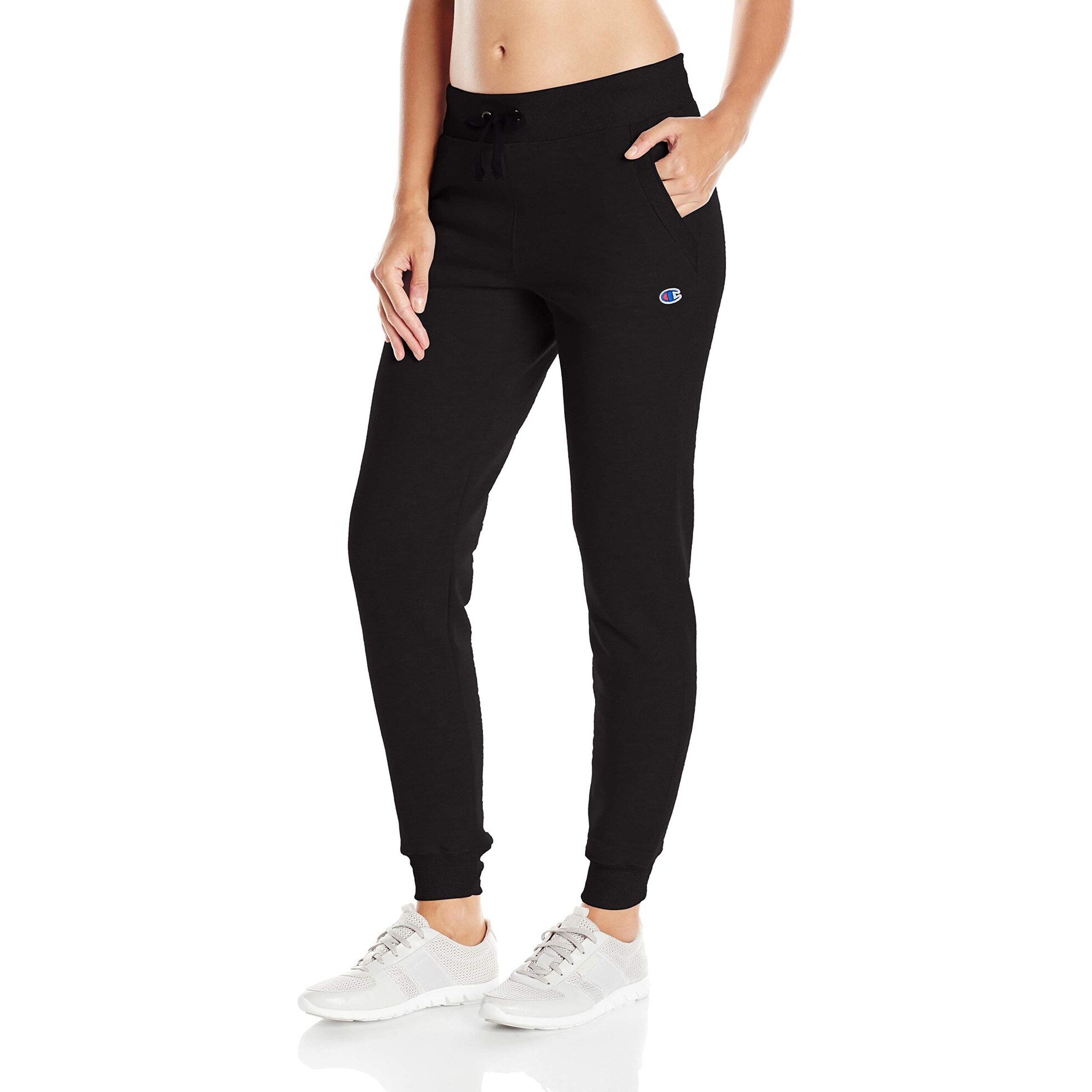 champion black joggers womens