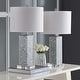 preview thumbnail 2 of 7, SAFAVIEH Lighting 26-inch Skagway Table Lamp (Set of 2) - 13"W x 13"D x 26"H