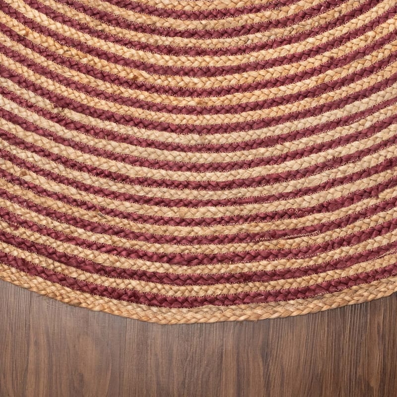 Superior Braided Jute Reversible Indoor Outdoor Area Rug