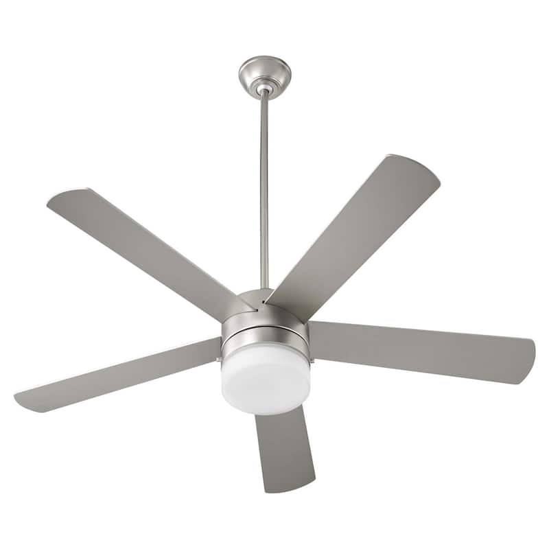 Quorum International 37525 Maxwell 52" 5 Blade Indoor Ceiling Fan - Satin Nickel