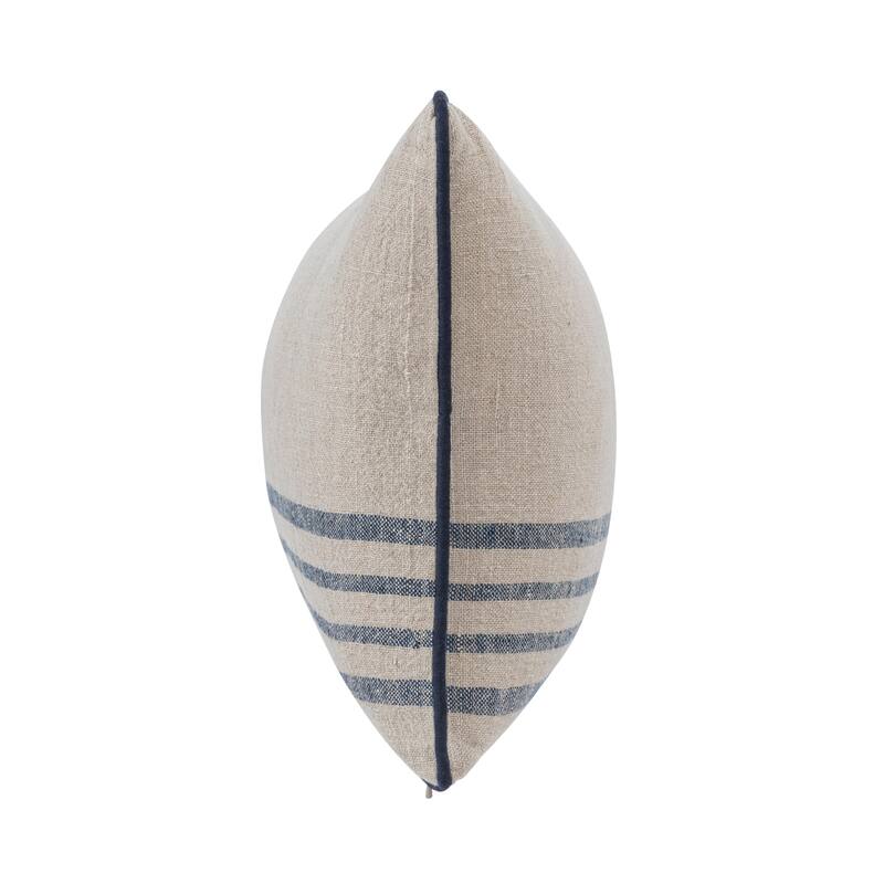 Villa by Classic Home Newport Linen Fabric Throw Pillow