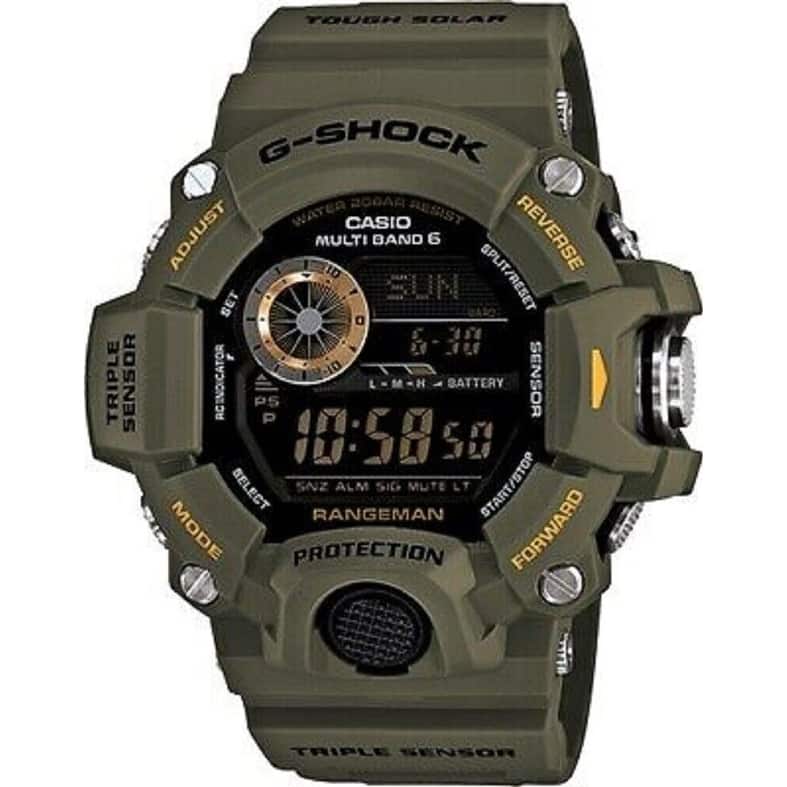 Casio Rangeman MB6 Triple Sensor Atominc watch - 55.2 x 53.5 x 18.2mm