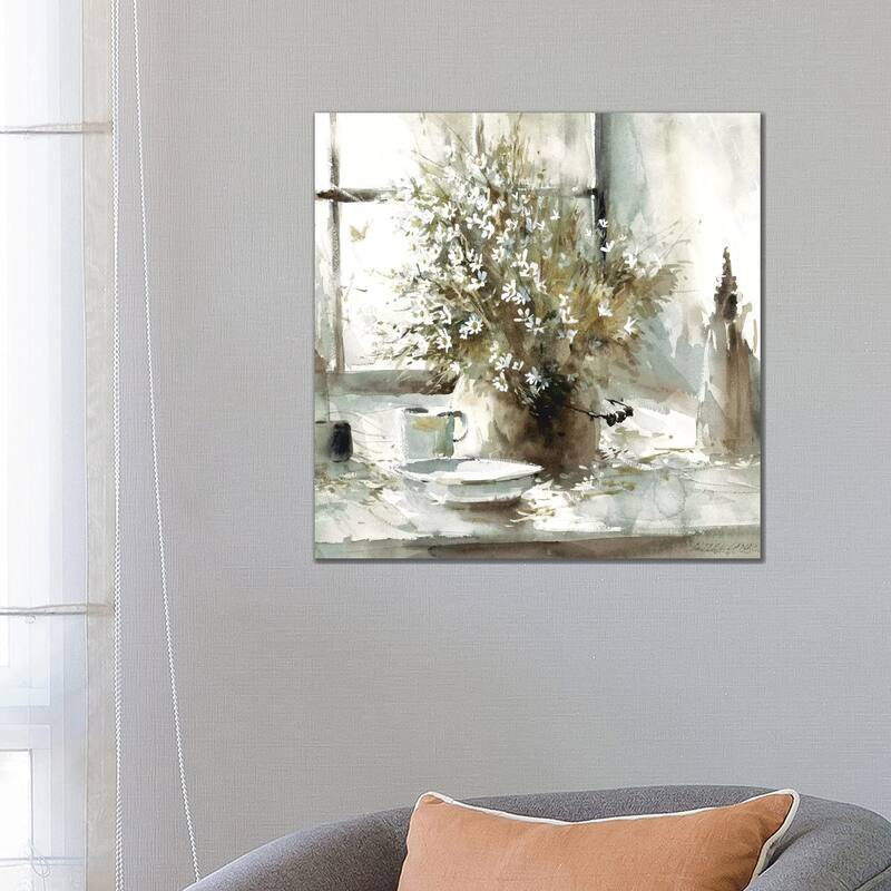 iCanvas "Daisy Still Life" by George Bjorkland Canvas Print - 26x26x1.5