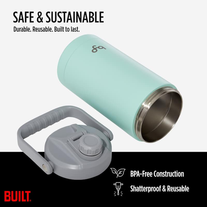 Byo 64 Oz Double Walled Insulated Stainless Steel Bottle - 64 Oz