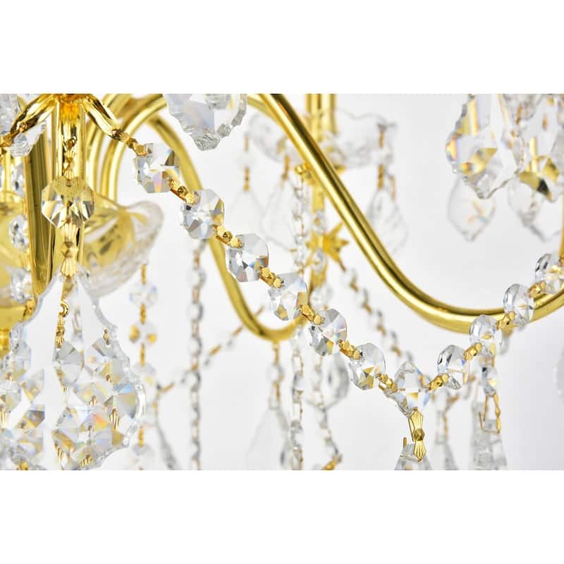 Fleur Illumination 8 light Gold Chandelier