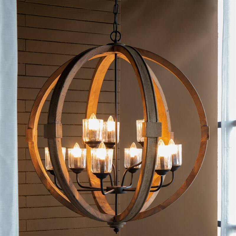 9 Light Globe Chandelier (Bulb Not Included)