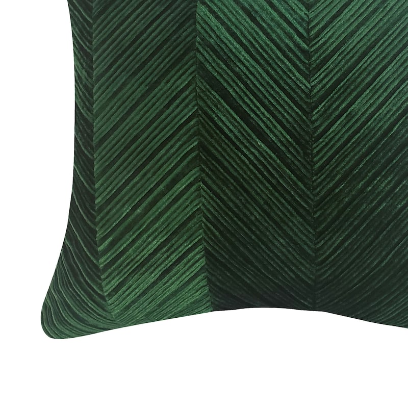 Edie At Home Chevron Velvet Decorative Pillow 20x20