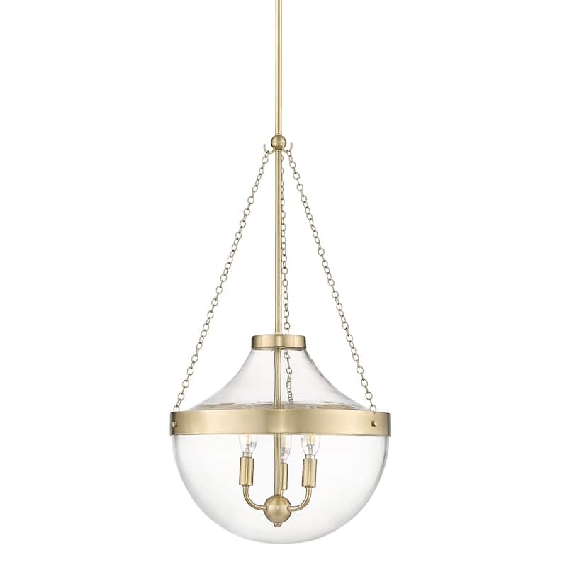Millennium Lighting 20103 Clarra 3 Light 16" Wide Pendant - Modern Gold