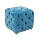 preview thumbnail 67 of 74, Modern Velvet Upholstered Storage Ottoman