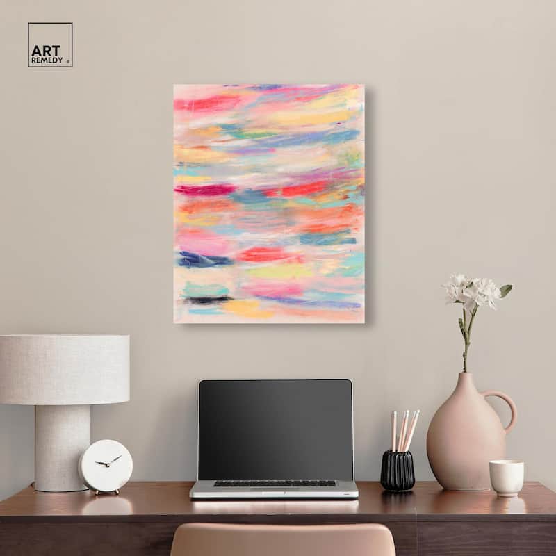 Color Play III Canvas by Art Remedy, Gallery Wrapped