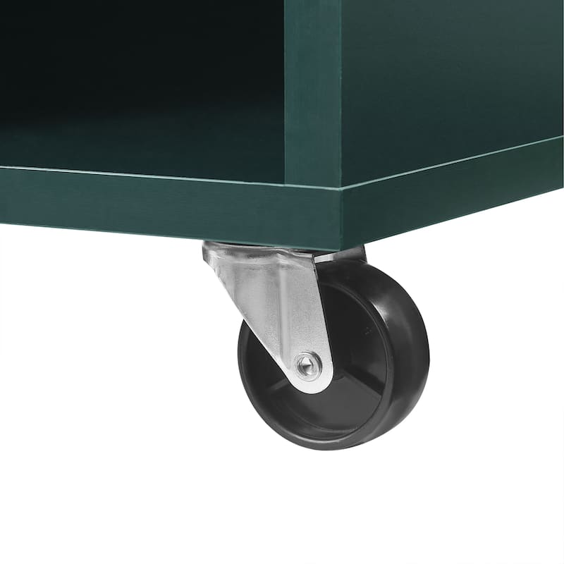 Crosley Carlo Rolling Record Storage Console
