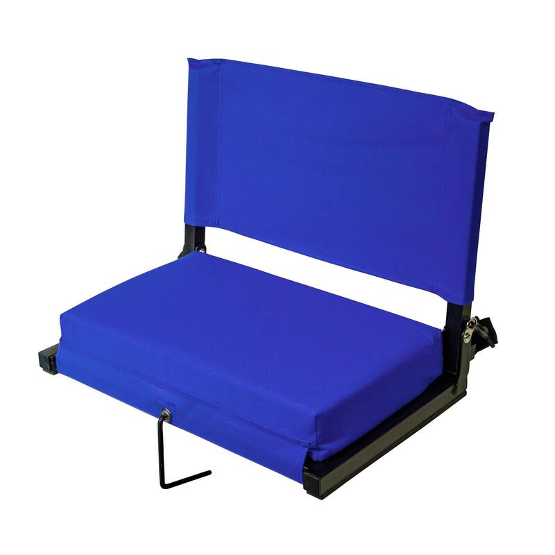 Outdoor Leisure Products 21" folding stadium chair in blue