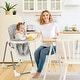 preview thumbnail 29 of 35, Babyjoy Folding High Chair Baby Dining Chair with 6-Level Height - See Details