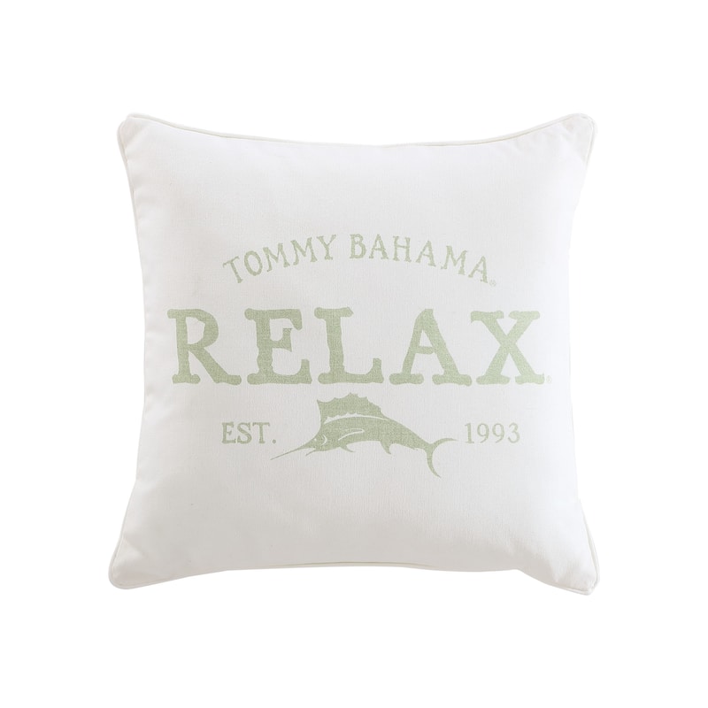 Tommy Bahama Serenity Green Cotton Reversible 5 Piece Comforter Set