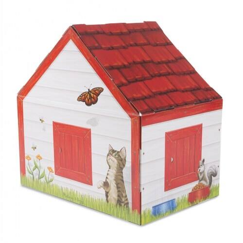 Shop Cardboard Structure Doghouse Playhouse Free Shipping On