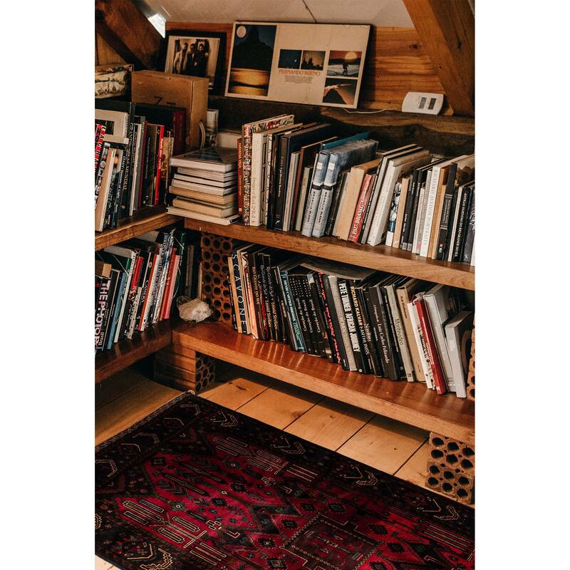 ECARPETGALLERY Hand-knotted Teimani Red Wool Rug - 4'0 x 6'11