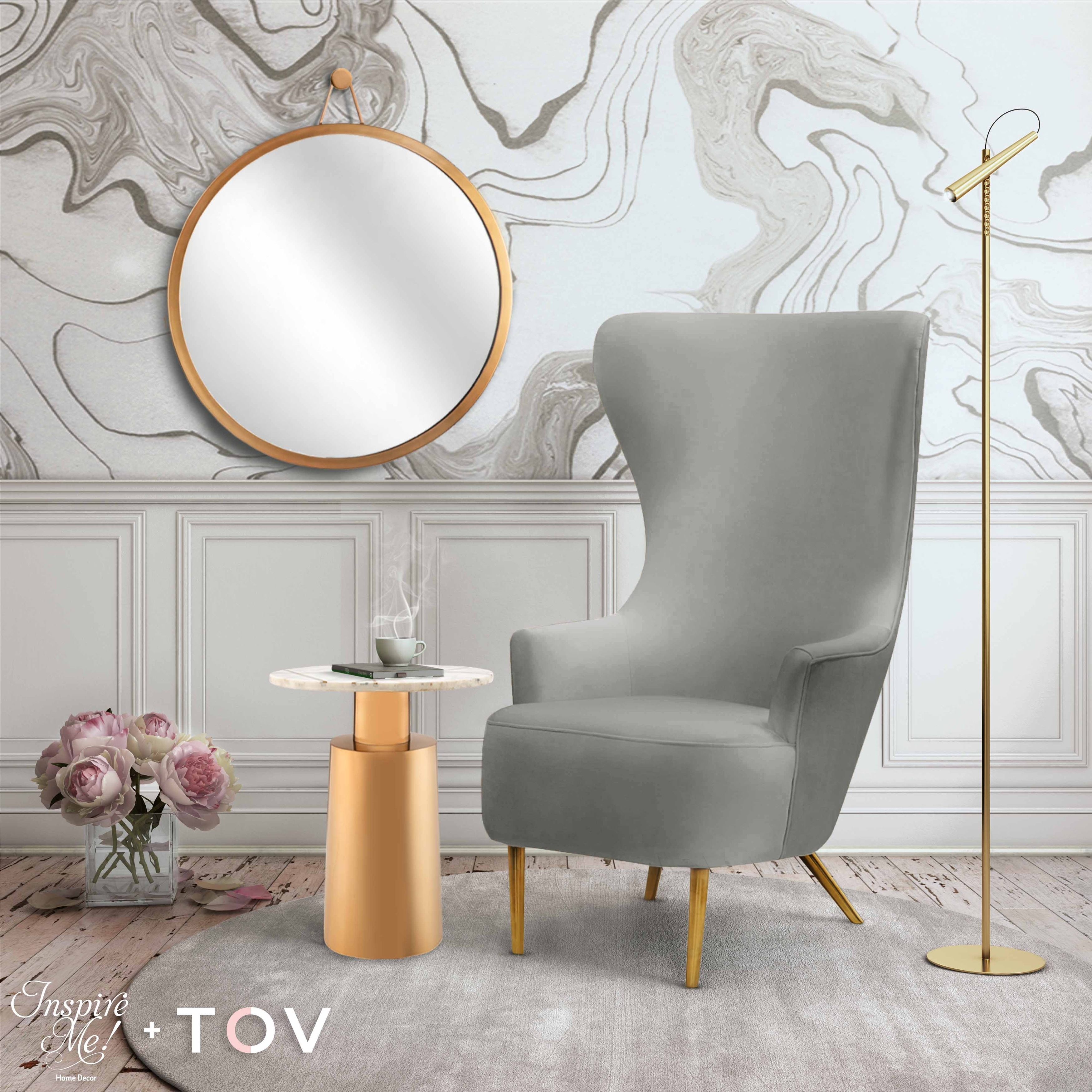 Elle decor velvet chair sales