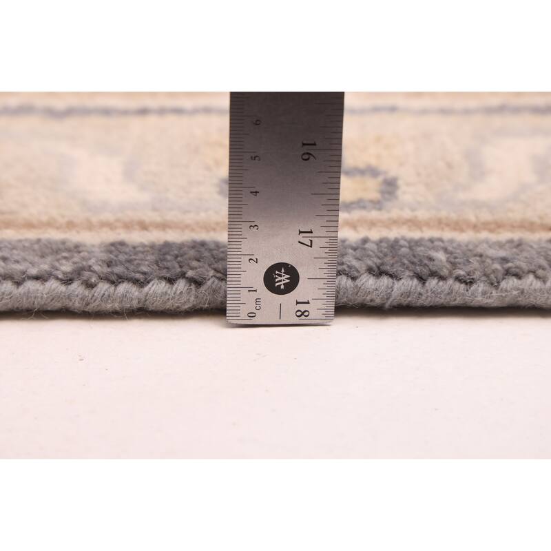 ECARPETGALLERY Hand-knotted Royal Oushak Grey Wool Rug - 7'11 x 9'10