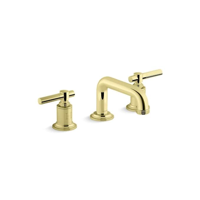 Kallista P21210-LV Central Park West 8'' Widespread Bathroom Faucet - Unlacquered Brass
