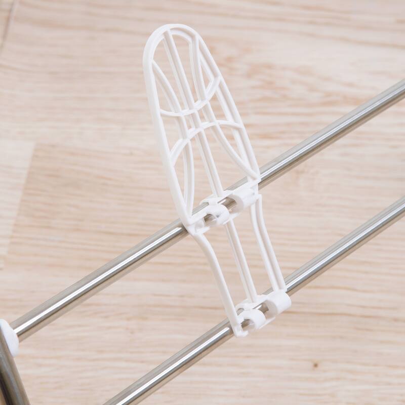 Everyday Home Indoor/Outdoor Folding Clothes Drying Rack