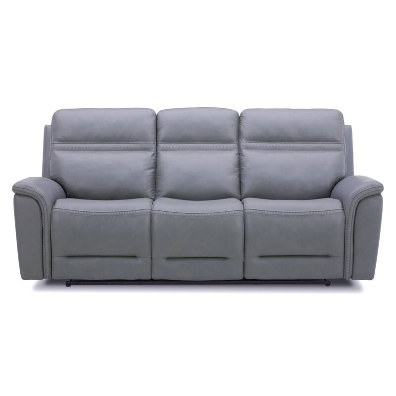Liberty Furniture Cooper Power Sofa - Blue Gray - Width 87" x Depth 41" x Height 41"