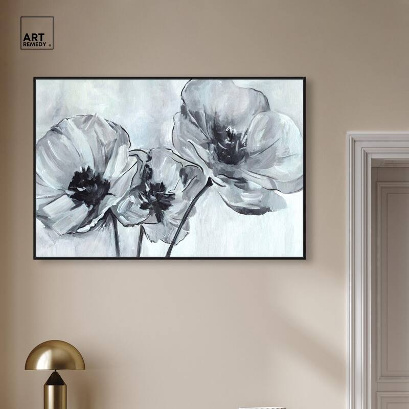Flower Impressions Canvas by Art Remedy