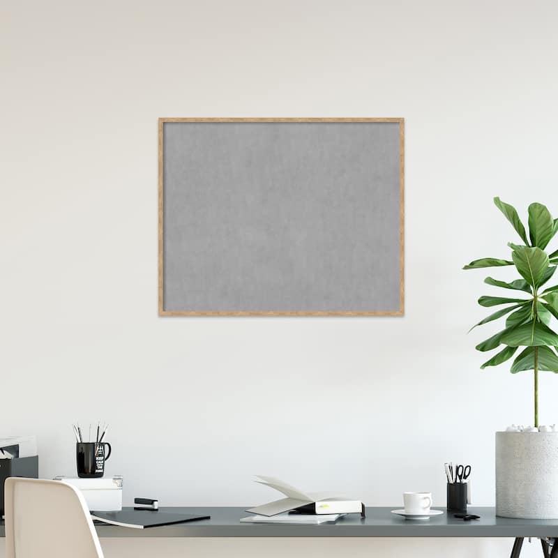 Amanti Art Imprint Light Bronze Framed Magnetic Board