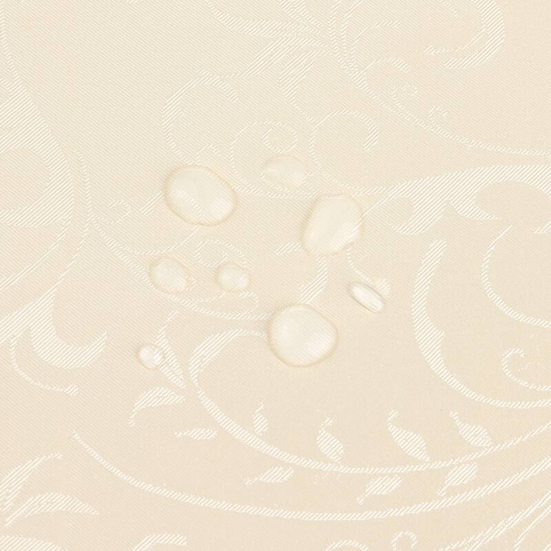 1 Pack Rectangle Waterproof Vinyl Tablecloth, Washable Table Cover