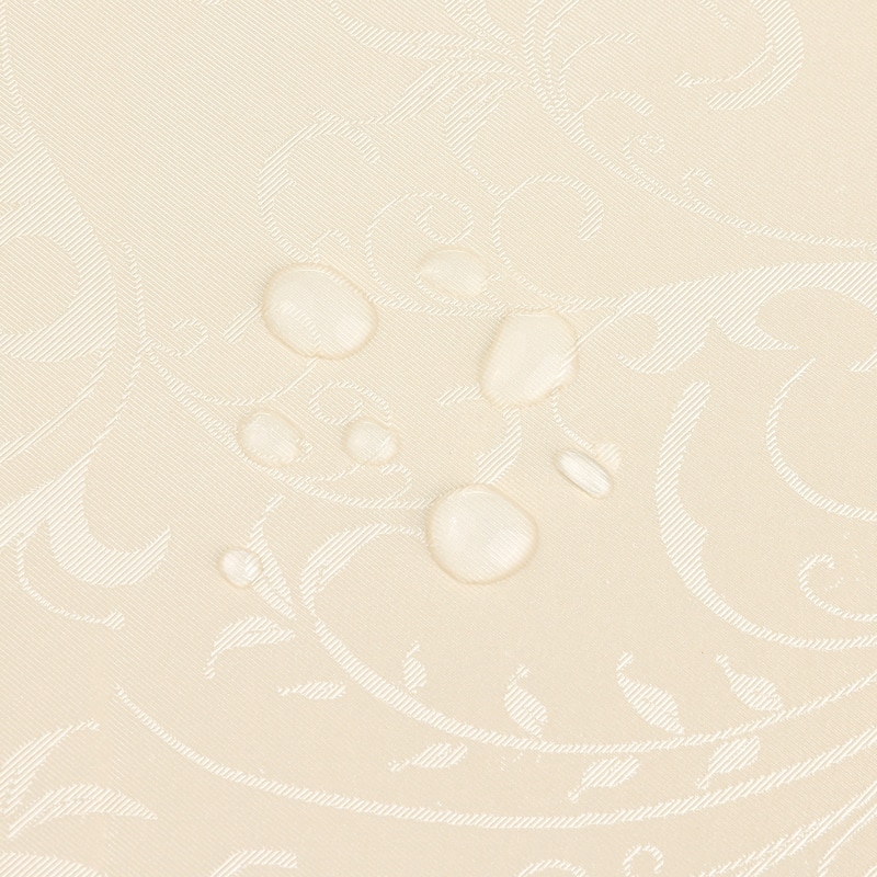 1 Pack Round Waterproof Vinyl Tablecloth, Wrinkle-Resistant Washable Table Cover, Suitable for Dinner or Restaurant