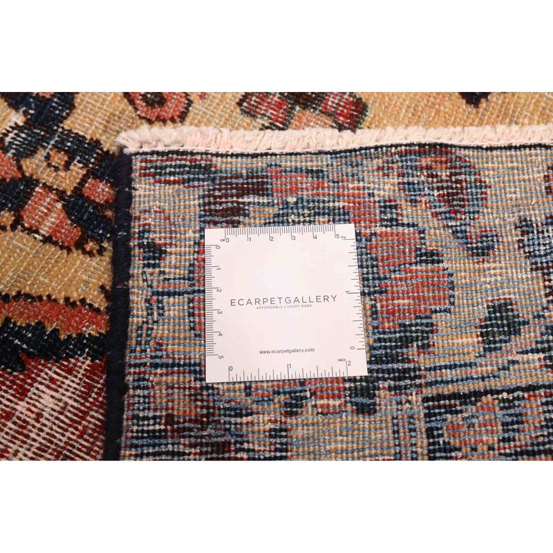 ECARPETGALLERY Hand-knotted Antalya Vintage Copper Wool Rug - 4'3 x 6'11