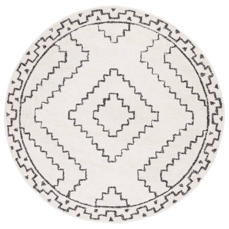 SAFAVIEH Handmade Casablanca Shag Kika Wool Rug