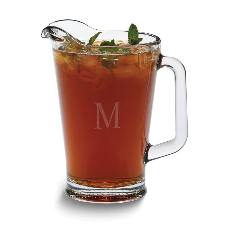 Curata Set of 6 Glass 60 Ounce Beverage Pitchers Bed Bath & Beyond