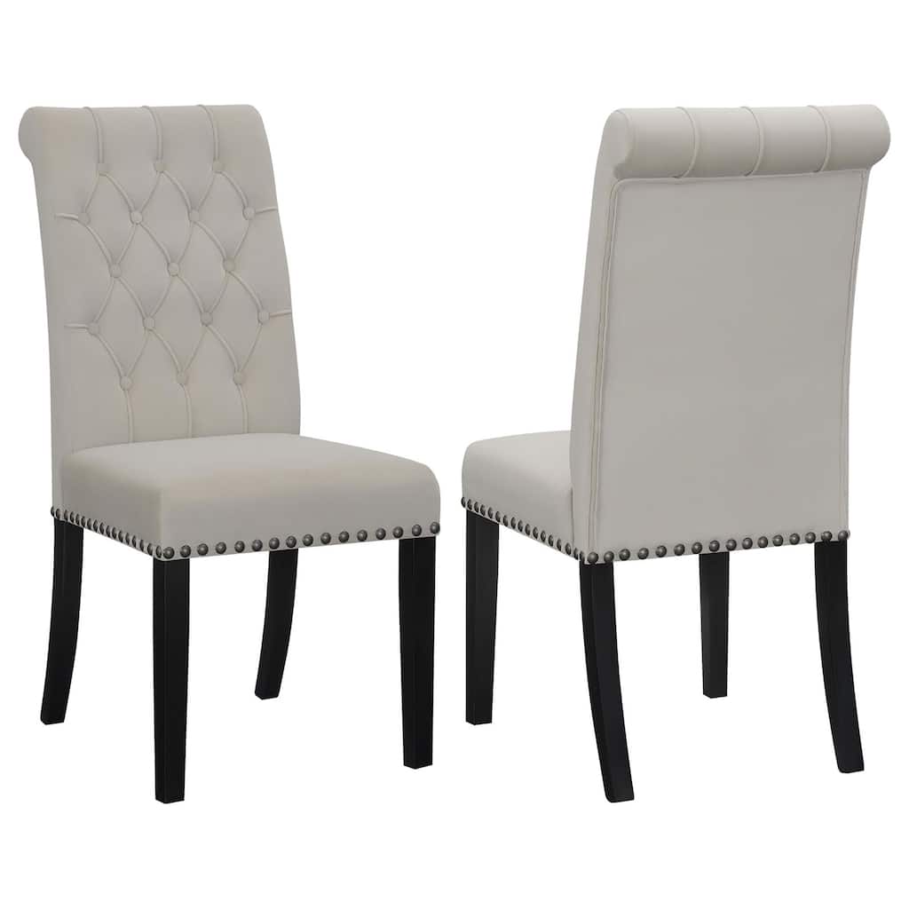 2PCS Nantucket Sand Tufted Side Chairs,Dining Chair