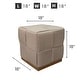 preview thumbnail 17 of 17, Esme Checker Weave Corduroy Stool