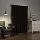 preview thumbnail 42 of 91, Sun Zero Cyrus Thermal Total Blackout Back Tab Curtain Panel, Single Panel