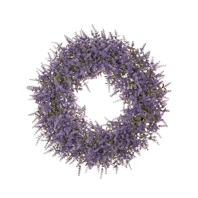 Lavender Garden Wreath 18"