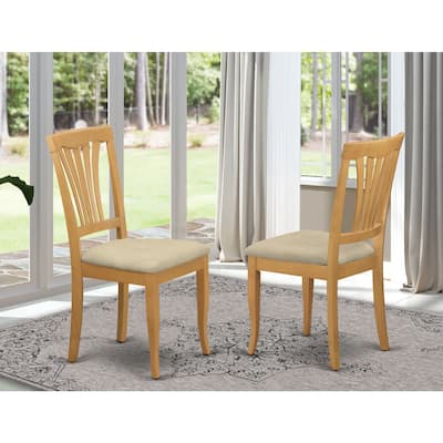 Dining Chairs with Solid Wood Kitchen Seating - Black and Cherry Finish, Comfortable Set of 2 - 18