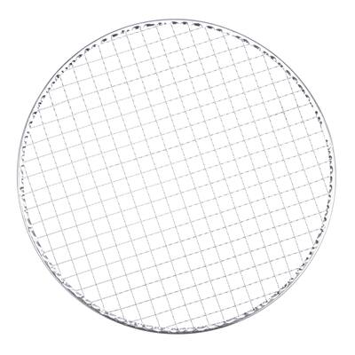 10pcs Round BBQ Grill Net 11.6" Dia Galvanized Iron Barbecue Mesh Mat for Baking