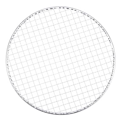 5pcs Round BBQ Grill Net 10.4" Dia Galvanized Iron Barbecue Mesh Mat for Baking