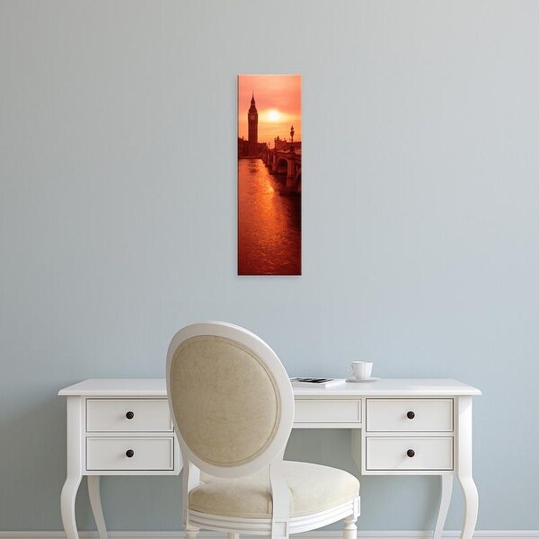 Easy Art Prints Panoramic Images's 'Big Ben London England' Premium Canvas Art