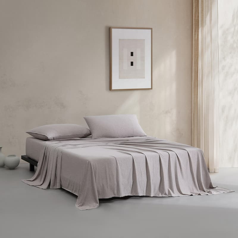 Calvin Klein Modern Cotton Melange Jersey Sheet Set