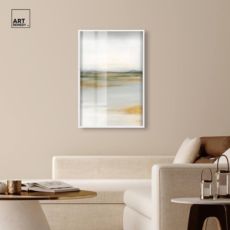 Misty Expanse I Shadowbox by Art Remedy