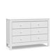 preview thumbnail 22 of 49, Graco Noah 6 Drawer Double Dresser White