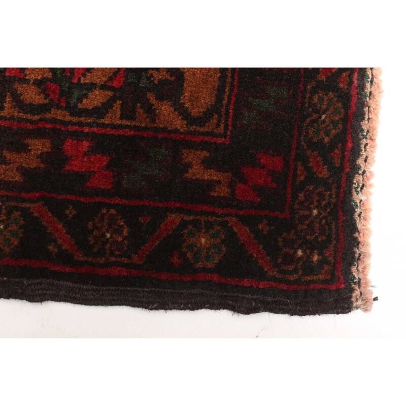 ECARPETGALLERY Hand-knotted Teimani Black Wool Rug - 3'6 x 6'6